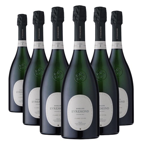Buy a Case of 6 Bottles of Domaine Evremond Classic Cuvee English Sparkling 75cl - Securely Packaged and Delivered Together